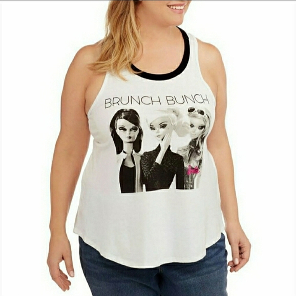 New Project Karma Barbie Brunch Bunch Graphic Tank - Size 2X